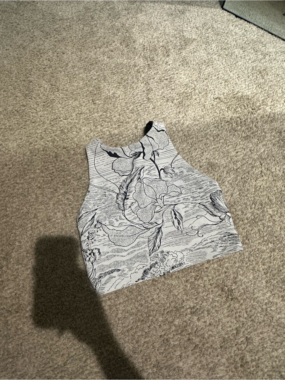 Athleta Floral Tank Top